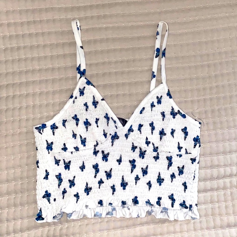 Butterfly crop top